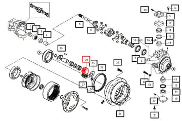 Mahindra Planet Gear 006506183C1 Mahindra Direct Parts