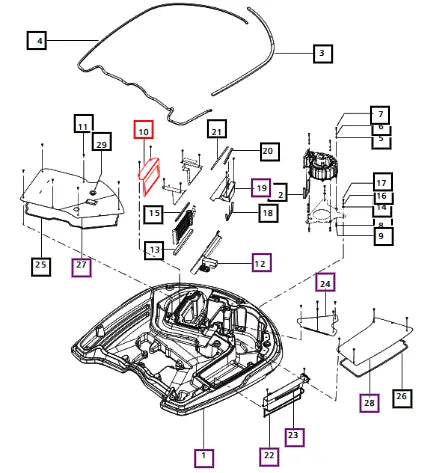 Mahindra Plate Heater Sealing E007518875D1 Mahindra Direct Parts