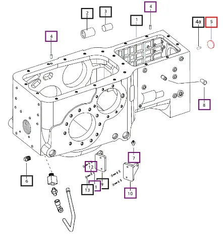 Mahindra Plug Expansion On Front Cover 005555715R1 Mahindra Direct Parts