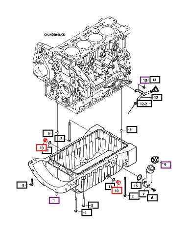 Mahindra Plug, Drain 430221-00087 Mahindra Direct Parts