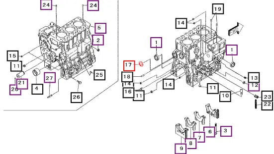 Mahindra Plug, Expansion MF665511 Mahindra Direct Parts