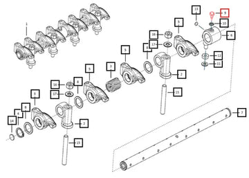 Mahindra Positioning Screw Valve Rocker 0091033 Mahindra Direct Parts