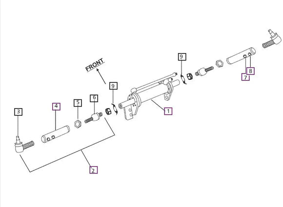 Mahindra Power Steering Round Seal Kit 000051461D01 Mahindra Direct Parts