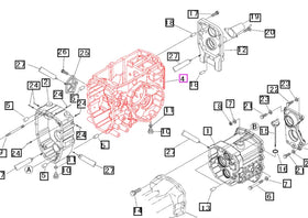 Mahindra Rear Axle  Ring and Pinion Housing 19571203AG1 Mahindra