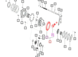 Mahindra Rear Ring and Pinion 006507740D91 Mahindra