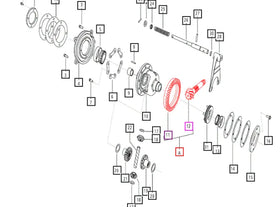 Mahindra Rear Ring and Pinion 006507740D91 Mahindra