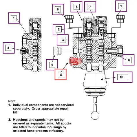 Mahindra Relief Plug (plug, Ball, Spring) KMW05806080 Mahindra Direct Parts