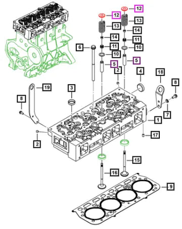 Mahindra Retainer Valve Spring Upper 0310BAB00890N Mahindra Direct Parts