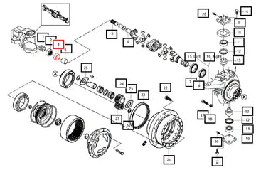Mahindra Ring 006506155C1 Mahindra Direct Parts