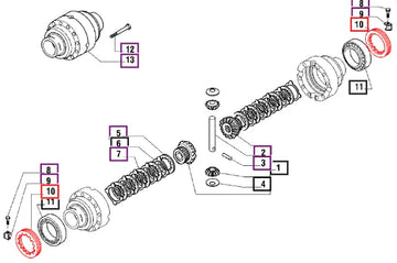 Mahindra Ring Nut 006500428C1 Mahindra Direct Parts