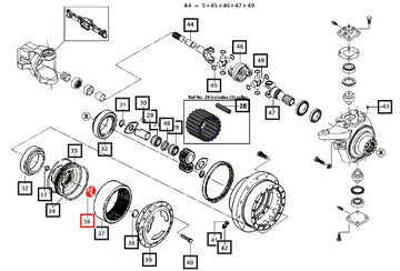 Mahindra Ring Nut 006506193C1 Mahindra Direct Parts