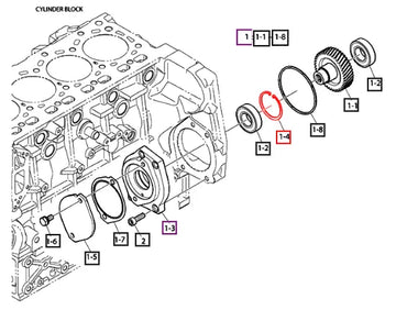 Mahindra Ring, Snap 62X2 06.29020-0136 Mahindra Direct Parts