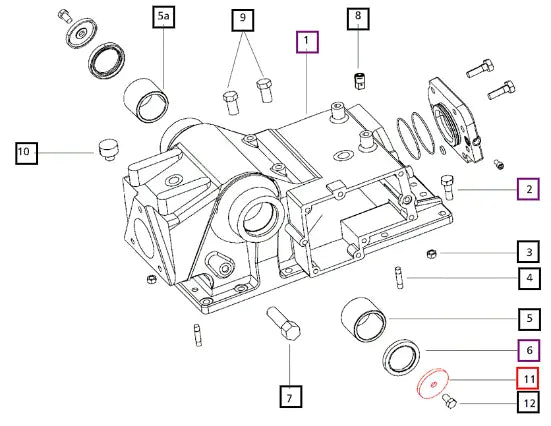 Mahindra Rockshaft Cap 007202004D1 Mahindra Direct Parts