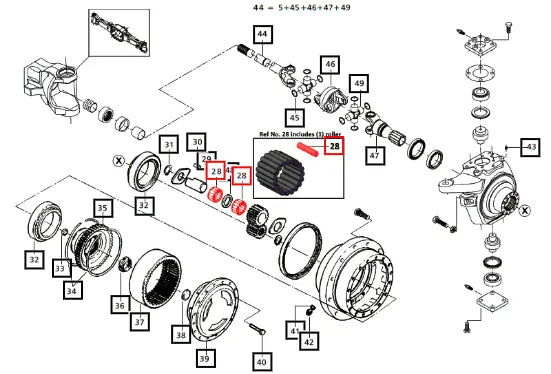 Mahindra Roller 006506185C1 Mahindra Direct Parts