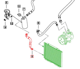Mahindra Roxor AC Line - Condenser to Drier 090157 Mahindra Direct Parts