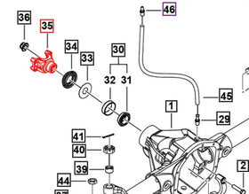 Mahindra Roxor Axle Yoke 0027509 Mahindra