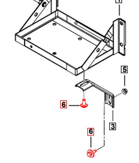 Mahindra Roxor Bolt - Battery Mount M8 SF0103109 Mahindra Direct Parts