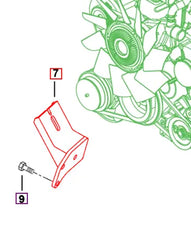 Mahindra Roxor Bracket - Engine Right Hand RH 0302AB0360N