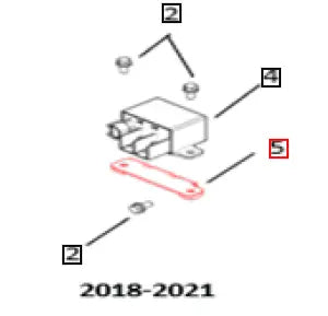 Mahindra Roxor Bracket - Relay (Buy New Relay Jumper If Need Bracket) 1801GUA00030N Mahindra