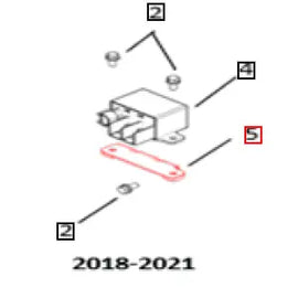 Mahindra Roxor Bracket - Relay (Buy New Relay Jumper If Need Bracket) 1801GUA00030N Mahindra