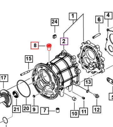 Mahindra Roxor Breather 0703BD0980N Mahindra Direct Parts