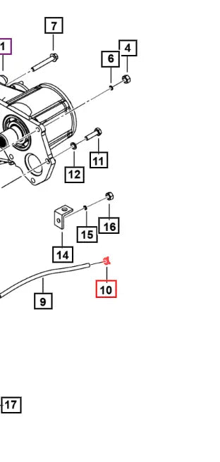 Mahindra Roxor Breather Hose Clamp 0075764 Mahindra