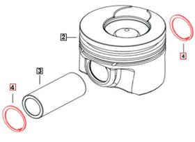 Mahindra Roxor Circlip - Piston Pin 0051463 Mahindra Direct Parts
