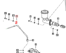 Mahindra Roxor Clutch Tube Strap 0802CUA00031N Mahindra Direct Parts