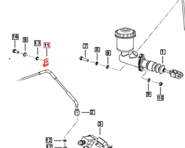 Mahindra Roxor Clutch Tube Strap 0802CUA00031N Mahindra Direct Parts