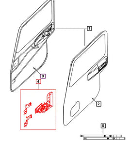 Mahindra Roxor Door Hardware Kit 2302CUA00261N Mahindra Direct Parts