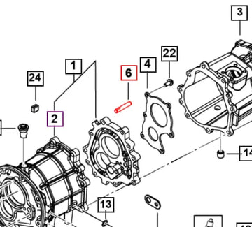 Mahindra Roxor Dowel Pin 0703CA0251N Mahindra Direct Parts