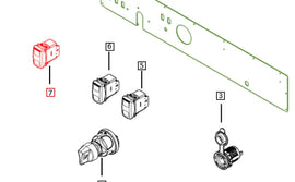 Mahindra Roxor Dual Wiper Switch 1803AUA00181N Mahindra