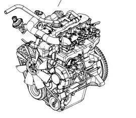 Mahindra Roxor Engine Assembly 2.5L 0301BAB02590N Mahindra