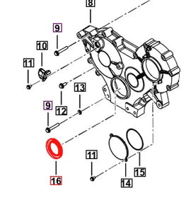 Mahindra Roxor Engine Front Cover Oil Seal 0311AB0280N Mahindra