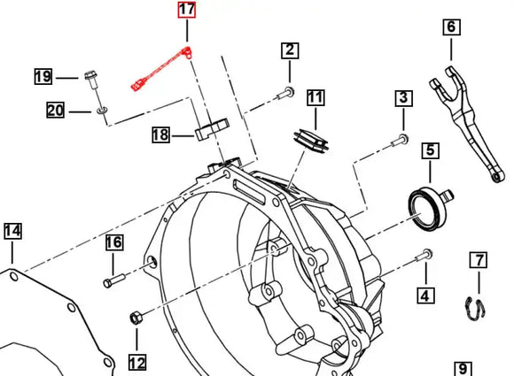 Mahindra Roxor Engine Speed Crank Sensor 03090C0231N Mahindra