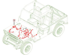 Mahindra Roxor Engine Wiring Harness 1801AUA00791N 2018-2022 Mahindra