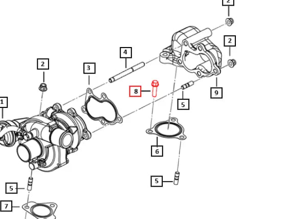 Mahindra Roxor FLange Bolt M8x1.25x35 SF0202023 Mahindra Direct Parts