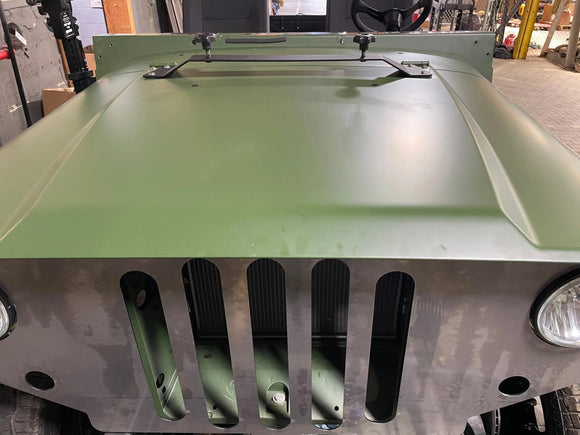 Mahindra Roxor Farm Jack Hood Mount by Flash Fab Flash Fab