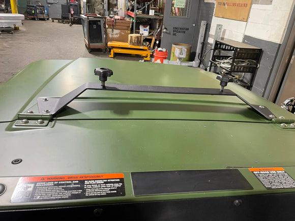 Mahindra Roxor Farm Jack Hood Mount by Flash Fab Flash Fab