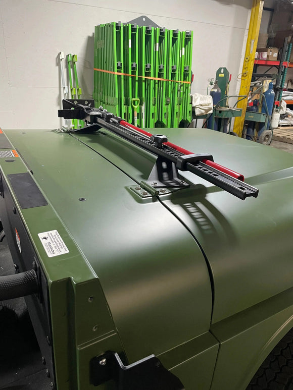 Mahindra Roxor Farm Jack Hood Mount by Flash Fab Flash Fab