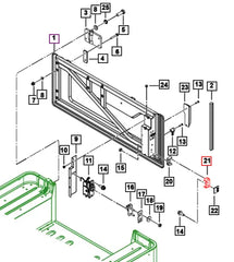 Mahindra Roxor Female Wedge Plate 0103CC0040N