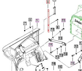 Mahindra Roxor Filler Strip - Side Panel to Fender 0057929 Mahindra Direct Parts
