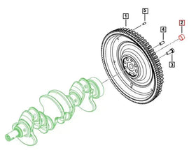 Mahindra Roxor Flywheel Bushing 9420000007 Mahindra