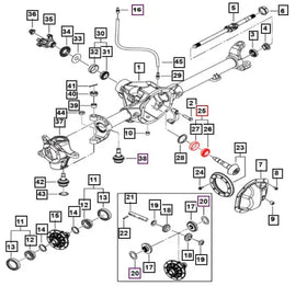 Mahindra Roxor Front And Rear Pinion Bearing 0019402 Mahindra