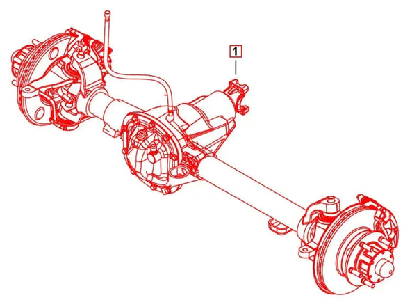 Mahindra Roxor Front Axle Assembly 3.73 Ratio 0503AAA00610N Mahindra