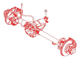 Mahindra Roxor Front Axle Assembly 5.38 Ratio 0502AAA12310N Mahindra