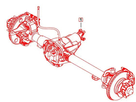 Mahindra Roxor Front Axle Assembly 5.38 Ratio 0502AAA12310N Mahindra