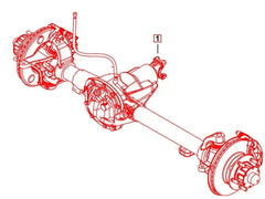 Mahindra Roxor Front Axle Assembly 5.38 Ratio 0502AAA12310N