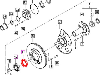 Mahindra Roxor Front Axle Oil Seal 0098313 Mahindra