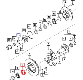 Mahindra Roxor Front Axle Oil Seal 0502CA0080N Mahindra